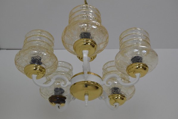 Mid-Century Chandelier, Czechoslovakia, 1970s-TZ-1098771