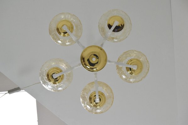 Mid-Century Chandelier, Czechoslovakia, 1970s-TZ-1098771