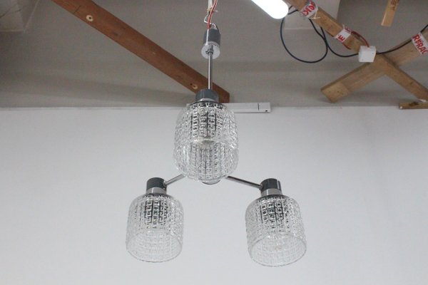 Mid-Century Chandelier from Drukov, 1960s-TZ-688986