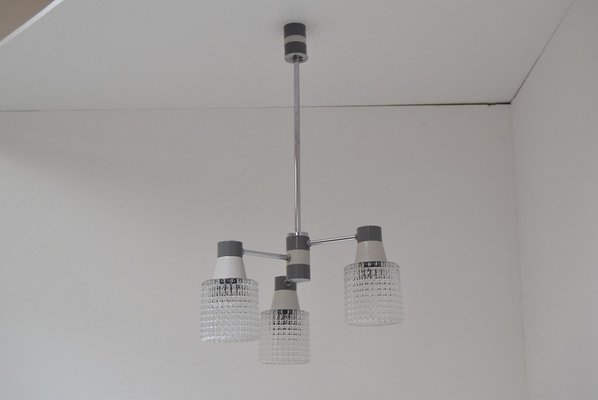 Mid-Century Chandelier from Drukov, 1970s-TZ-942413