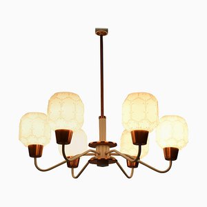 Mid-Century Chandelier from Drukov, 1970s-TZ-800349