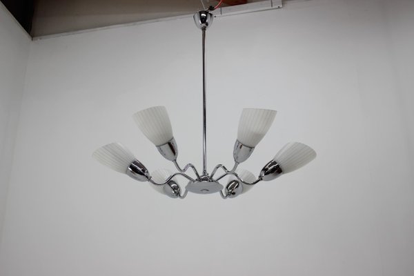 Mid-Century Chandelier from Elektroinstala Děčín, 1960s-TZ-623010