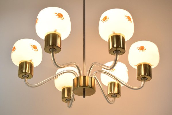 Mid-Century Chandelier from Kamenicky Senov, 1970s-TZ-1364723