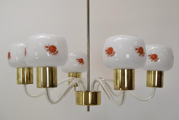 Mid-Century Chandelier from Kamenicky Senov, 1970s-TZ-1364723