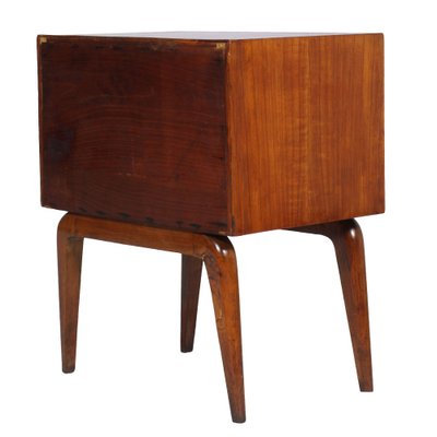 Mid-Century Cherry Wood Nightstand, 1940s-NJV-581996