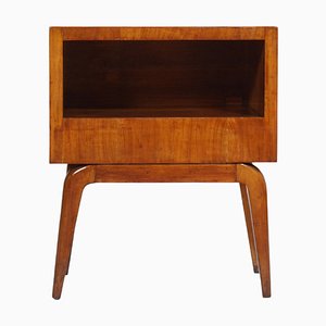 Mid-Century Cherry Wood Nightstand, 1940s-NJV-581996