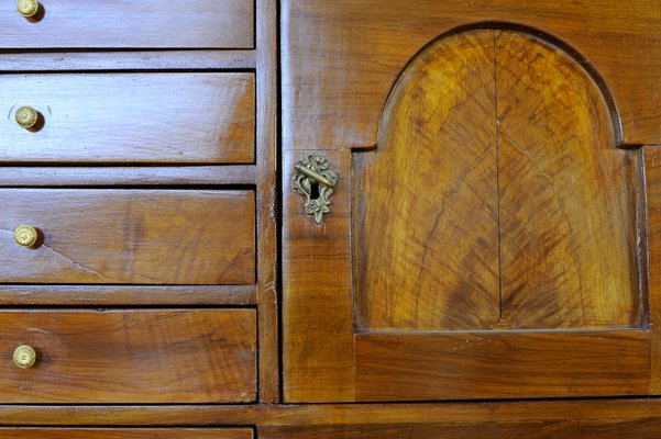 Mid-Century Cherrywood Double Body Cabinet-GAP-655152