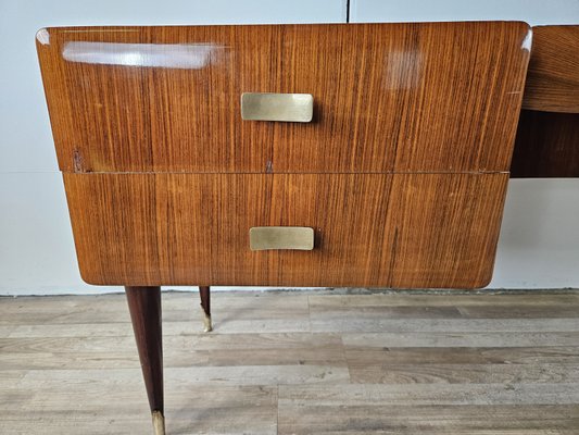 Mid-Century Chest of Drawers in Mahogany Root with Glass Top, 1960-ZUW-2035920