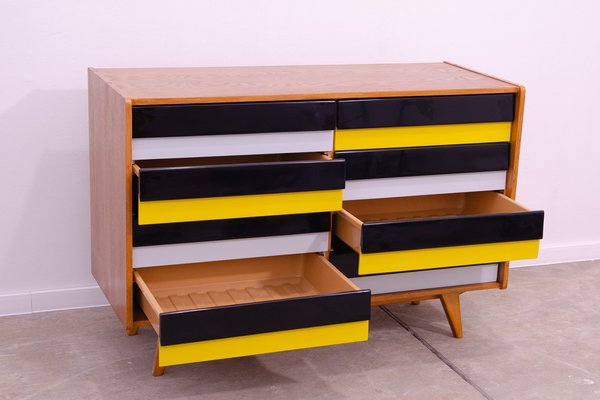 Mid-Century Chest of Drawers U-458 by Jiri Jiroutek for Interier Praha, Czechoslovakia, 1960s-HXT-1720158