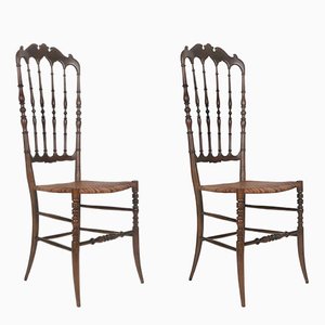 Mid-Century Chiavari Chairs with Cane Seats, 1955, Set of 2-BAF-1786031