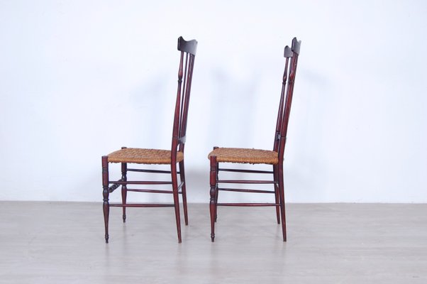 Mid-Century Chiavarine Chairs, Set of 2-XSG-1098005