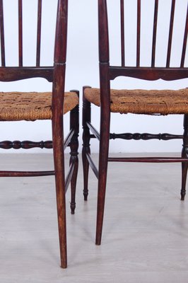 Mid-Century Chiavarine Chairs, Set of 2-XSG-1098005