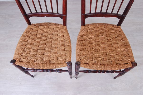 Mid-Century Chiavarine Chairs, Set of 2-XSG-1098005