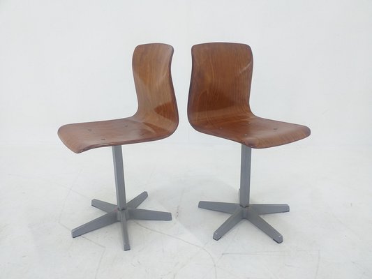 Mid-Century Children Chairs by Elmar Flötotto for Pagholz, Germany, 1970s, Set of 2-TZ-1065793