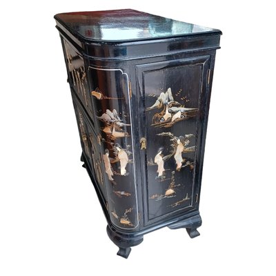 Mid-Century Chinese Bar Cabinet with Hard Stones-TCS-1752637