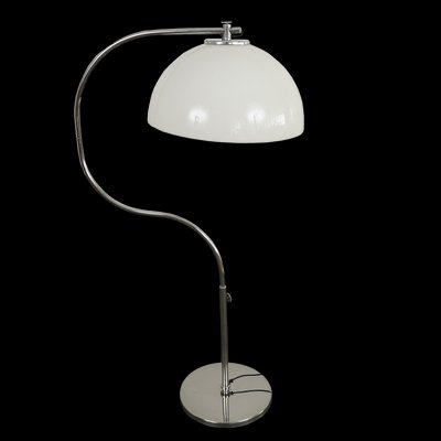 Mid-Century Chrome Arc Floor Lamp, 1960s-GE-676592