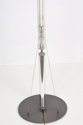 Mid-Century Chrome Floor Lamp by Fassina & Forcolini for Italiana Luce, Italy, 1980s-JDR-1125942