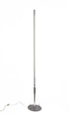 Mid-Century Chrome Floor Lamp by Fassina & Forcolini for Italiana Luce, Italy, 1980s-JDR-1125942