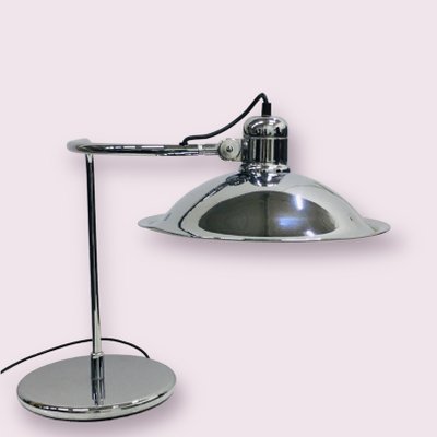 Mid-Century Chrome Industrial Table Lamp, 1960s-UWE-1399101