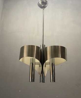 Mid-Century Chrome Pendant Lamp, 1960s-JJC-970425