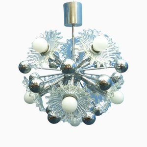 Mid-Century Chrome Sputnik Ceiling Lamp from Cosack, 1960s-UG-1229300