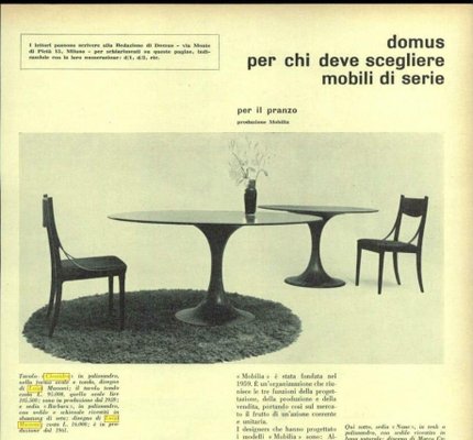 Mid-Century Clessidra Table by Luigi Massonif for Mobilia Manufacture, 1960s-FGA-1234398