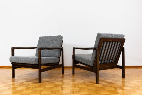 Mid-Century Club Chairs by Zenon Bączyk, 1960s, Set of 2-IXL-2018480