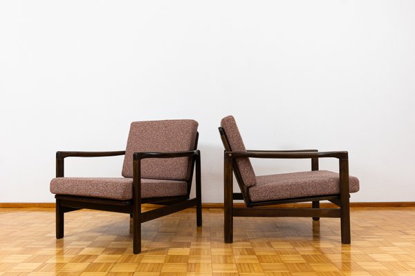 Mid-Century Club Chairs by Zenon Bączyk, 1960s, Set of 2-IXL-2018478