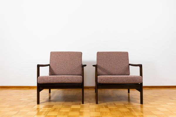 Mid-Century Club Chairs by Zenon Bączyk, 1960s, Set of 2-IXL-2018478