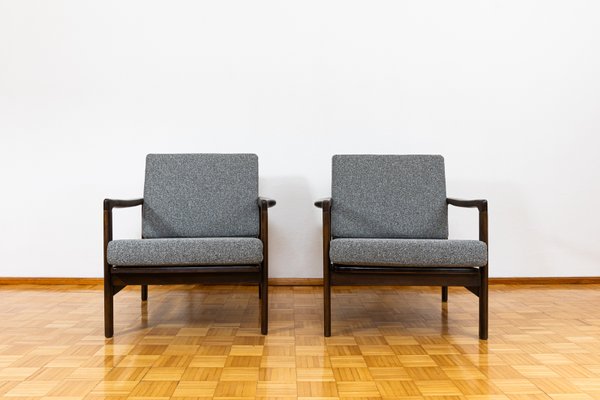 Mid-Century Club Chairs by Zenon Bączyk, 1960s, Set of 2-IXL-2018480