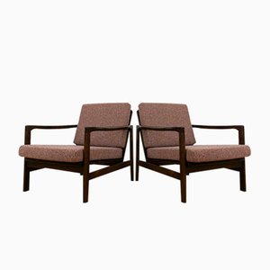 Mid-Century Club Chairs by Zenon Bączyk, 1960s, Set of 2-IXL-2018478