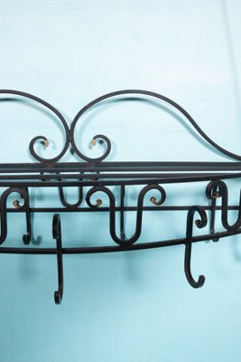 Mid-Century Coat Rack in Wrought Iron, 1950s-HGA-1783655