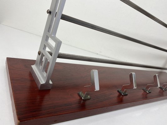 Mid-Century Coat Rack with Art Deco Accents-WZZ-1279685