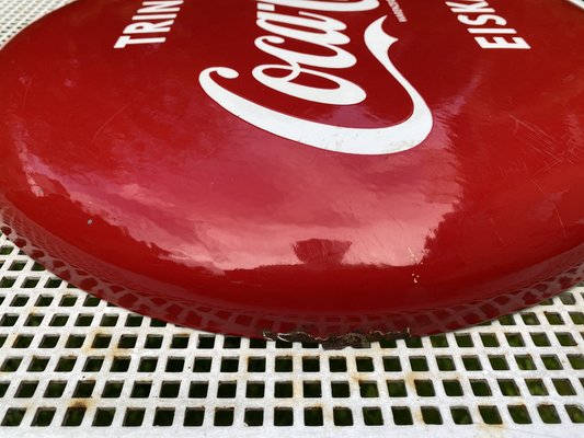 Mid-Century Coca Cola Disc Sign, Germany-EXJ-989548