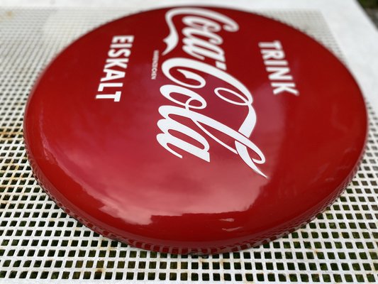 Mid-Century Coca Cola Disc Sign, Germany-EXJ-989548