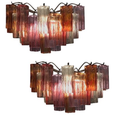 Mid-Century Colored Murano Glass Sconces by Toni Zuccheri for Venini, Set of 2-MBH-1032078