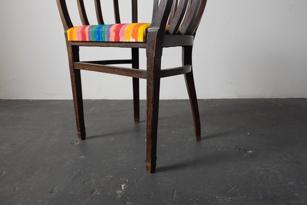 Mid-Century Colorful Desk Chair, 1940s-OFV-1817786