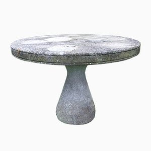 Mid-Century Concrete Garden Table in the Style of Mangiarotti & Up & Up-WBX-782619