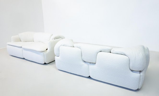 Mid-Century Confidential Sofa attributed to Alberto Rosselli for Saporiti, Italy, 1970s-FGA-1823185