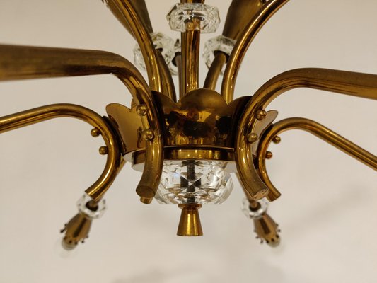 Mid-Century Copper Chandelier, 1950s-IRH-979805