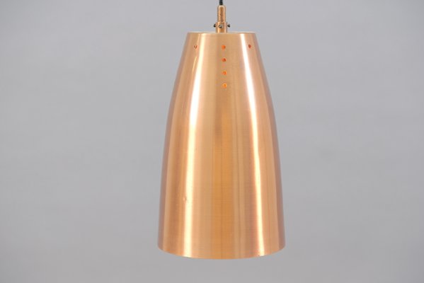 Mid-Century Copper Church Ceiling Lamps, Set of 3-CIP-580833