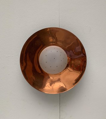 Mid-Century Copper Plafoniere Ceiling Lamp-UAH-1029091