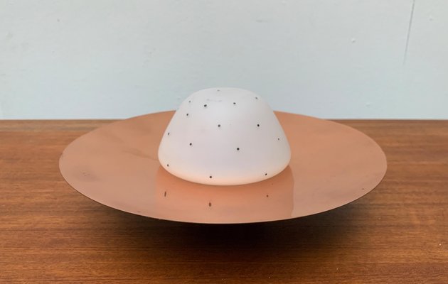 Mid-Century Copper Plafoniere Ceiling Lamp-UAH-1029091