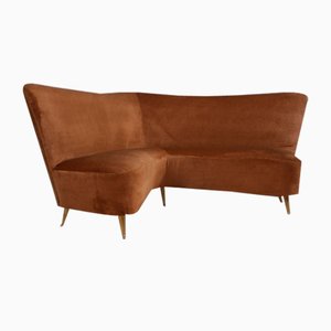 Mid-Century Corner Sofa attributed to Isa Bergamo, 1950s-ZQ-1813396