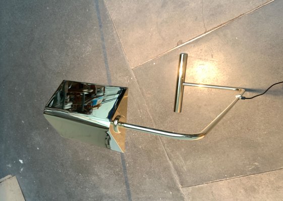 Mid-Century Counterweight Brass Floor Lamp, 1960s-UAH-1299736