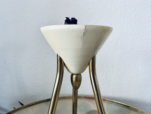 Mid-Century Cream Ceiling Lamp from Erco, 1950s-PYR-987972