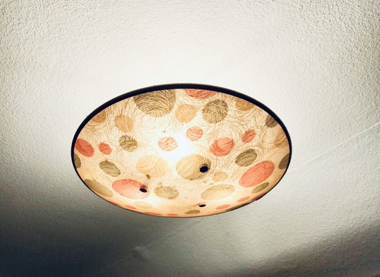 Mid-Century Cream Ceiling Lamp from Erco, 1950s-PYR-987972