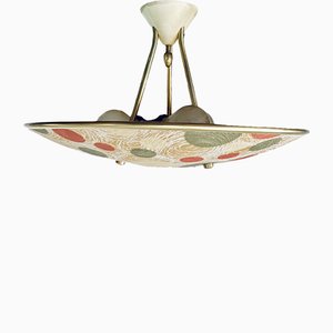 Mid-Century Cream Ceiling Lamp from Erco, 1950s-PYR-987972