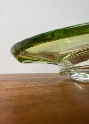 Mid-Century Crystal Art Glass Fruit Bowl from Val Saint Lambert, Belgium, 1960s-UAH-1716534