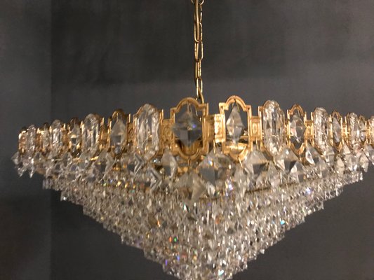 Mid-Century Crystal Chandelier, 1970s-JJC-587580